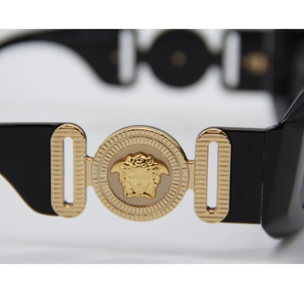 NEW VERSACE VE4425U GB1/87 MEDUSA VERSACE SUNGLASSES MOD 4425U BLACK VE 4425U
